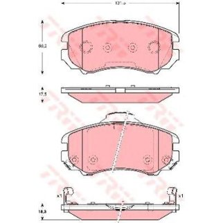 Колодки тормозные дисковые передн HYUNDAI: ELANTRA 06-, ELANTRA седан 00-, KIA: SPORTAGE 04- фото