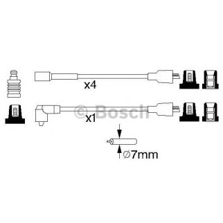 Провода высоковольт. ком/кт. фото