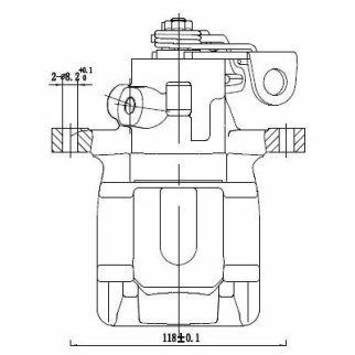 Суппорт тормозной задний TRIALLI CF 095117 фото 4