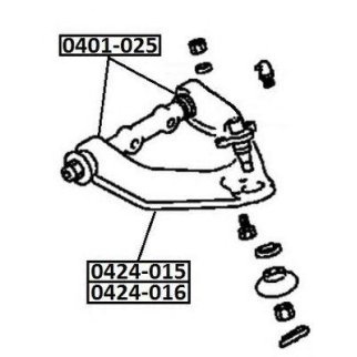 Рычаг подвеки ASVA 0424-016 фото