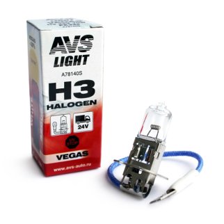 Галогенная лампа AVS Vegas H3.24V.70W.1шт., шт фото