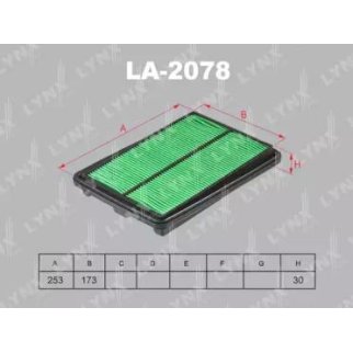 Фильтр воздушный LYNXauto LA-2078 фото