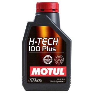 Моторное масло MOTUL H-TECH 100 PLUS 5W-30 1л 112141 фото