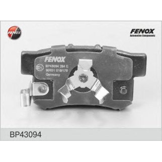 Колодки тормозные задние дисковые к-кт Fenox BP43094 фото