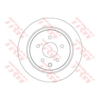 Диск тормозной задний TRW DF7369 фото