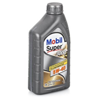 Масло моторное MOBIL Super 3000 X1 5w-40, 1L фото