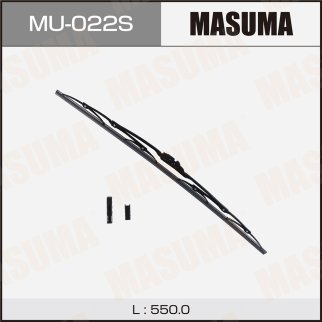 Щетка стеклоочистителя 550 мм каркасная 1 шт MASUMA WIPER BLADE MU-022S фото