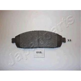 Колодки тормозные Japanparts PA-018AF фото