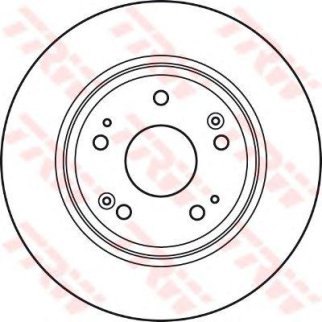 Диск тормозной задний TRW DF4982 фото