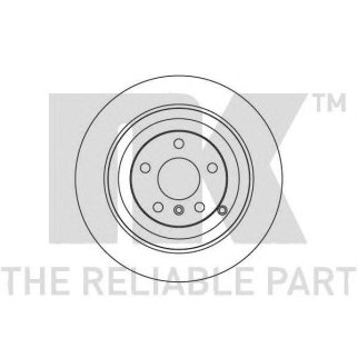 Диск тормозной задний NK 203391 фото