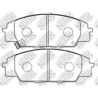 Колодки тормозные передние к-кт NiBK PN8423S фото