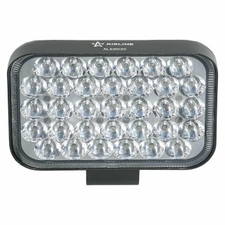 Фара светодиодная прямоугольная, 33 LED рассеяный свет, 33W (135х95х38) 12/24V (ALED020) фото 2