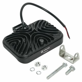 Фара светодиодная прямоугольная, 33 LED рассеяный свет, 33W (135х95х38) 12/24V (ALED020) фото 3