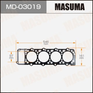 Прокладка ГБЦ Masuma MD-03019 фото
