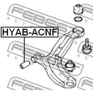Сайлентблок передний подвески FEBEST HYAB-ACNF фото