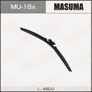 Щетка стеклоочистителя 450 мм бескаркасная 1 шт MASUMA Flat Wiper Blade MU-18x фото