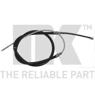 Трос стояночного тормоза задний левый, правый / VW Golf-III, Vento (барабанные тормоза) 95~98 фото