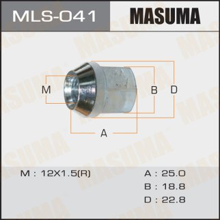Гайка колеса Masuma MLS-041 фото