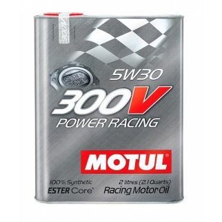 Масло моторное MOTUL 300V Power Racing синтетическое 5W-30 2л. фото