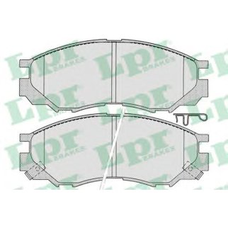 Колодки тормозные передние к-кт Lpr 05P686 фото