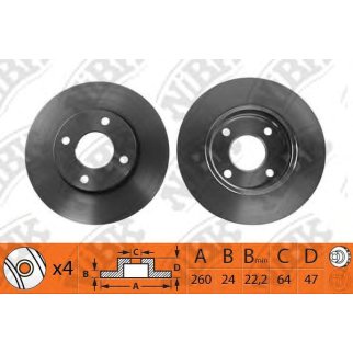 Диск тормозной передний для Ford Mondeo / Scorpio фото