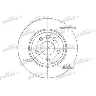 Диск тормозной PATRON PBD4208 фото
