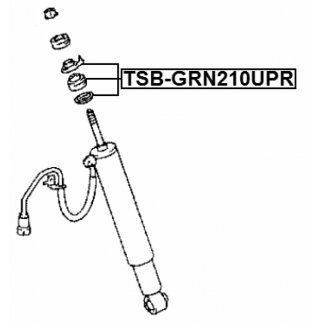 TSB-GRN210UPR_втулка амортизатора заднего! Lexus GX470 02-09 фото 2