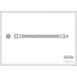 Шланг тормозной CORTECO 19025825 фото
