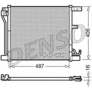 Радиатор кондиционера DENSO DCN46018 фото
