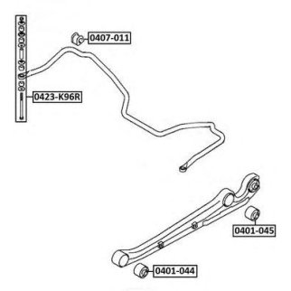 Сайлентблок ASVA 0401-045 фото