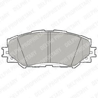 Колодки тормозные передние к-кт DELPHI LP2002 фото