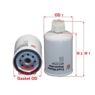 Фильтр топливный SAKURA SFC5708 фото