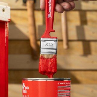 Кисть флейцевая ЭМАЛИ 35x10 мм MATRIX 83351 фото 6