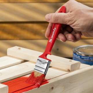 Кисть флейцевая ЭМАЛИ 35x10 мм MATRIX 83351 фото 7