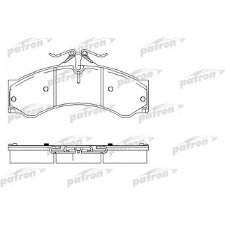 Колодки тормозные PATRON PBP1043 фото