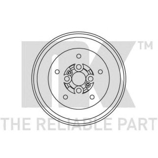 253507NK_барабан тормозной! KIA Sportage/Retona 99-02 фото