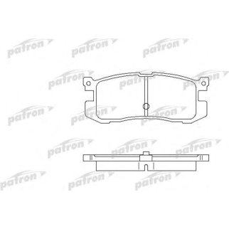 Колодки тормозные PATRON PBP630 фото