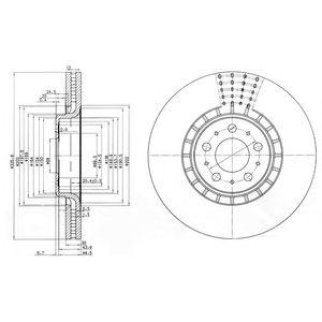 Диск тормозной (1шт в уп) BG9783C фото