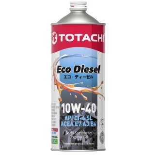 Масло моторное TOTACHI Eco Diesel 10W40 п/синт 1л фото