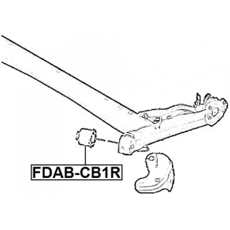 Сайлентблок задней подвески FEBEST FDAB-CB1R фото 2 Сайлентблок задней подвески FEBEST FDAB-CB1R фото 2