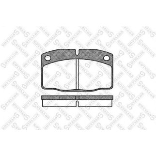 Колодки тормозные STELLOX _112000SX фото