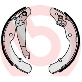 Колодки барабанные к-кт brembo S 85 516 фото