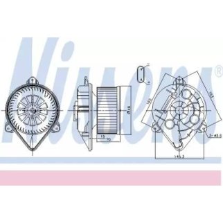 Мотор отопителя OPEL VIVARO / RENAULT TRAFFIC 01-/06- фото