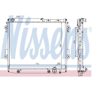 Радиатор основной Nissens 646826 фото