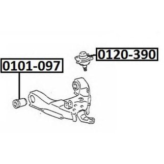 ОПОРА ШАРОВАЯ НИЖНЯЯ фото