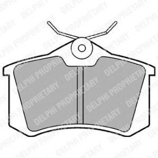 Колодки тормозные задние дисковые к-кт DELPHI LP565 фото