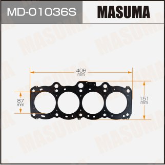 MD-01036S_прокладка ГБЦ! Toyota Carina/RAV4 3S-FE 2.0 96-00 фото
