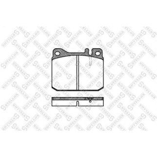 Колодки тормозные STELLOX _021020SX фото