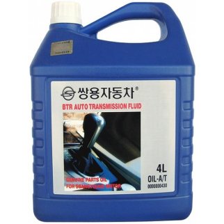 Масло трансмиссионное SSANGYONG BTR M74LE для АКПП полусинт.4л OE фото