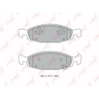 Колодки тормозные передние к-кт LYNXauto BD4202 фото